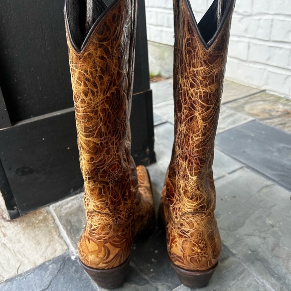 🌟Lucchese Autumn Dry Leaf Boots🌟 8.5